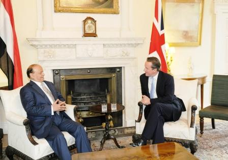 رئيس الجمهورية يلتقي رئيس الوزراء البريطاني أمس