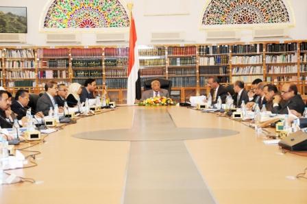 مجلس الوزراء في اجتماعه الأسبوعي أمس