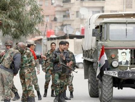 قوات من الجيش السوري