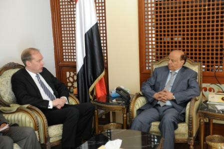 .. ويستقبل سفير فنلندا غير المقيم في اليمن بارنوسوريالا