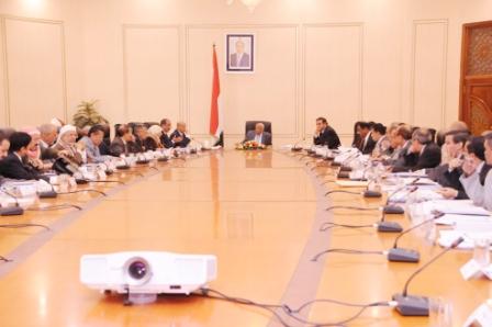 مجلس الوزراء في اجتماعه الاسبوعي أمس