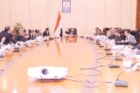 مجلس الوزراء في اجتماعه الأسبوعي أمس