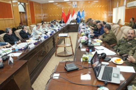 من اجتماع اللجنة العسكرية المشتركة أمس