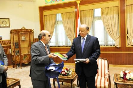 رئيس الجمهورية لدى استقباله  مدير عام منظمة الأغذية والزراعة الفاو