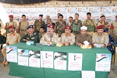 جانب من الفعاليات التوعوية لتامين مؤتمر الحوار الوطني