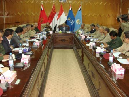 من اجتماع لجنة الشؤون العسكرية أمس