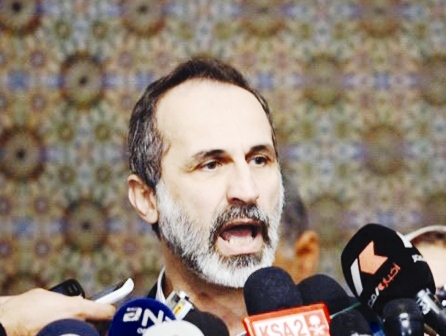 زعيم المعارضة السورية معاذ الخطيب
