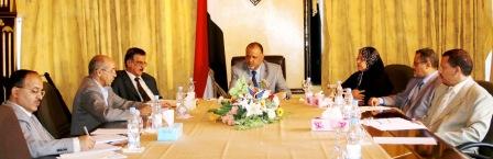 من الاجتماع المشترك للجنة للانتخابات ومصلحة الاحوال المدنية ومسئولين من الأمم المتحدة