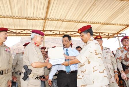 إستلام وتسليم المنطقة العسكرية الأولى