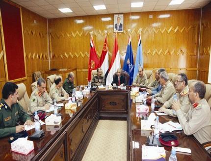 من اجتماع لجنة الشؤون العسكرية أمس