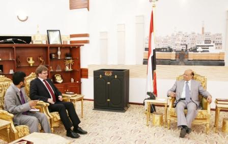 رئيس الجمهورية يستقبل نائب رئيس شركة (أو أم في) النفطية