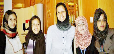 >  عدد من عضوات مؤتمر الحوار الوطني