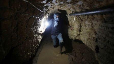 >  الانفاق التي تسلل منها عناصر حماس