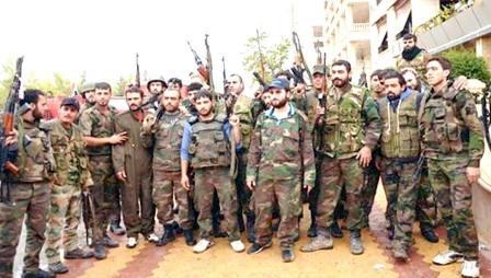 افراد الجيش السوري في حلب