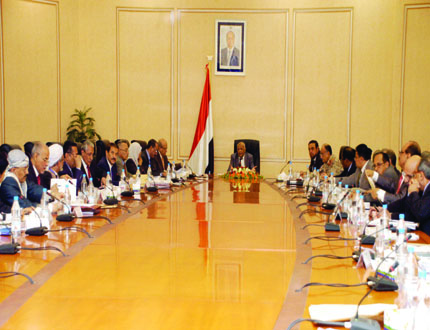 من اجتماع مجلس الوزراء أمس