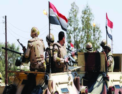 أفراد من الجيش المصري
