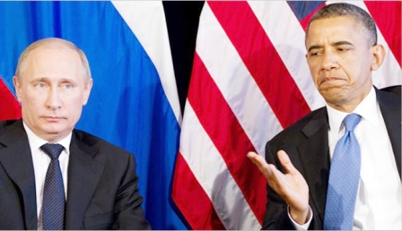 >  الرئيس الأمريكي والرئيس الروسي