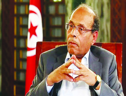 الرئيس التونسي منصف المرزوقي