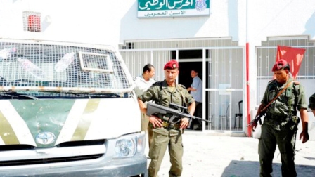 >  قوات الحرس الوطني التونسي على أهبة الاستعداد