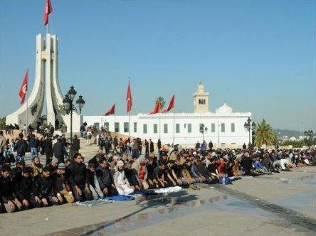 من المظاهرات بتونس