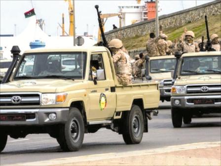 جانب من الجيش الوطني الليبي