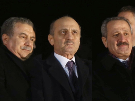 >  عدد من الوزراء الأتراك المستقيلين من مناصبهم الوزارية