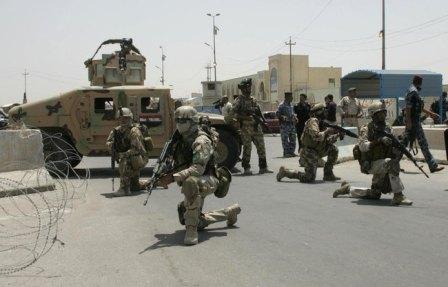 أفراد من الجيش العراقي في الأنبار