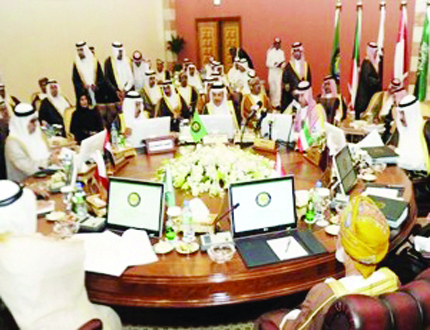 >  من إجتماع المجلس الوزاري الخليجي أمس