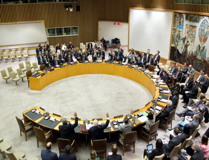 من اجتماع مجلس الأمن